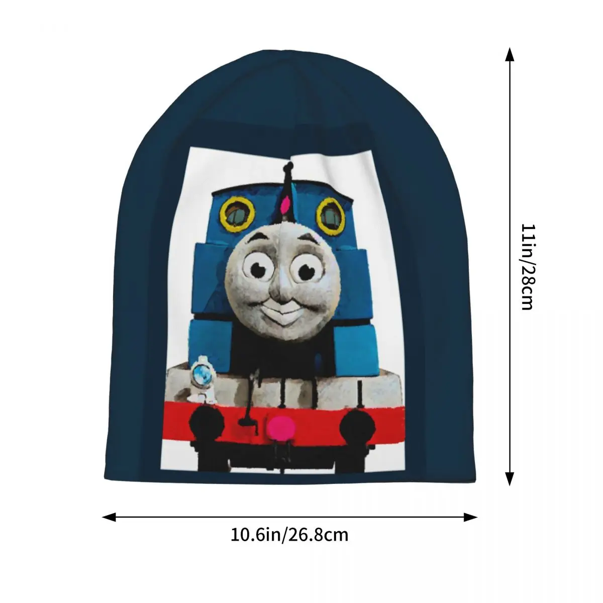 Thomas The Train Warm Knitted Cap Fashion Bonnet Hat Autumn Winter Outdoor Beanies Hats for Men Women Adult