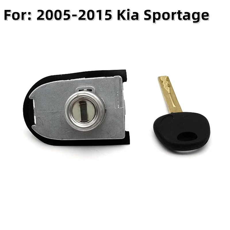 FLYBETTTER-Cilindro de fechadura da porta esquerda, Cilindro de fechadura da porta automática, Kia Sportage com 1 chave, 2005-2015, OEM