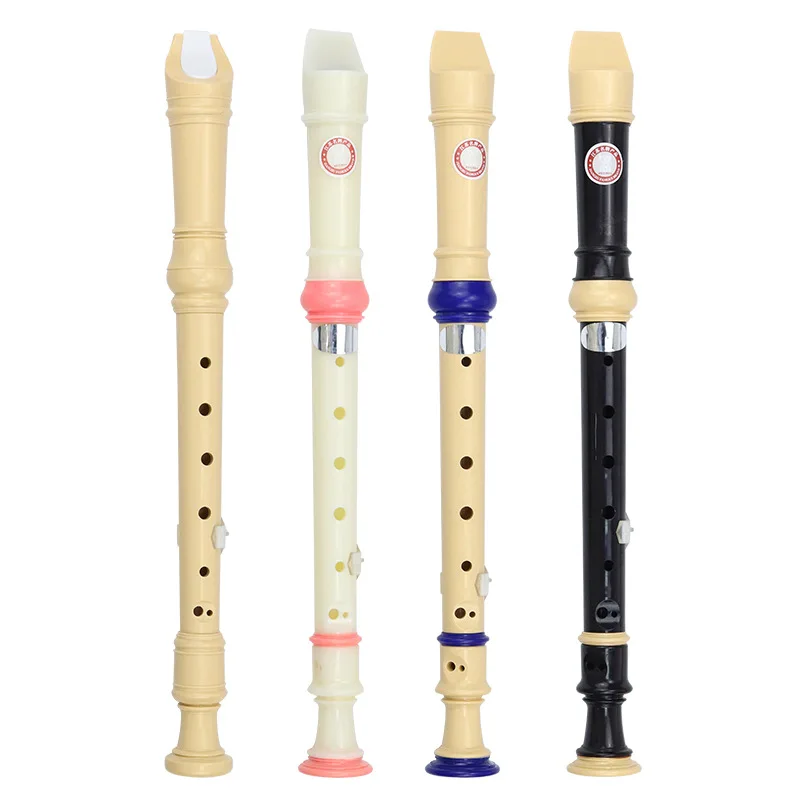 Professional 8 Hole Treble Flute, Soprano Recorder, Black Sound, Easy Adjustable, Food Grade, ABS, Non-Toxic