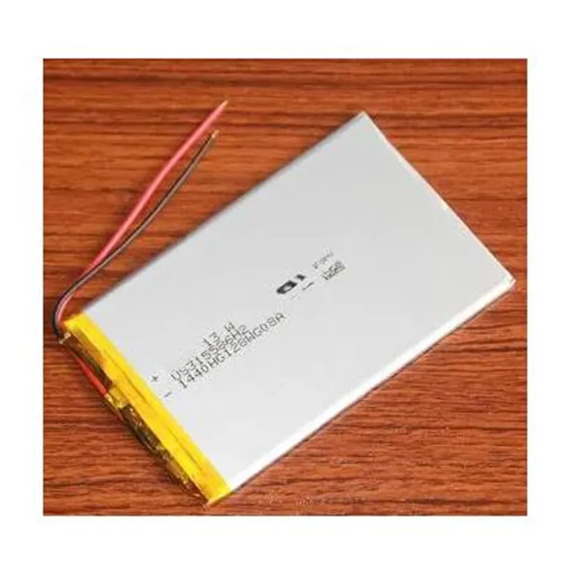 

315586 3.7V 2050Mah Polymer Lithium Ion Rechargeable Battery For E-book Power Bank Psp DVR