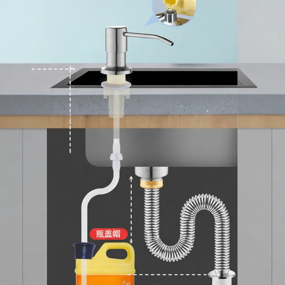Pompa Dispenser Sabun Wastafel - Commercial Kitchen Youtube ulasan dan harga