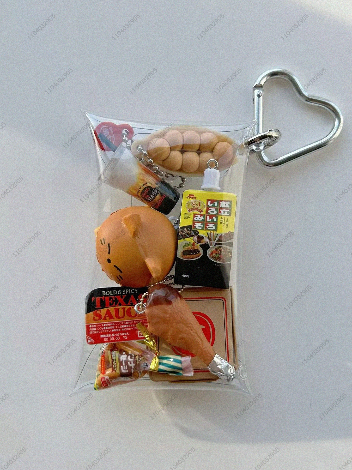 Kapsel Spielzeug Combo Lebensmittel Spielzeug Tasche Lebensmittel Sammlung Snack Tasche Simulation Lebensmittel niedlichen Schlüssel bund Tasche Anhänger Zubehör Geschenk Spielzeug