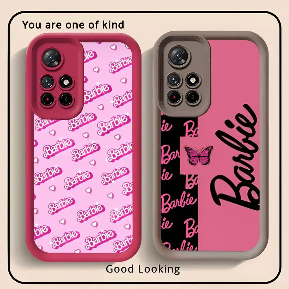 IS Pink B-Barbies MINISO Phone Case Eye Ladder For Redmi 10 13Note PRO 13C 4 5G / Xiaomi 14 PRO T POCOX3 5