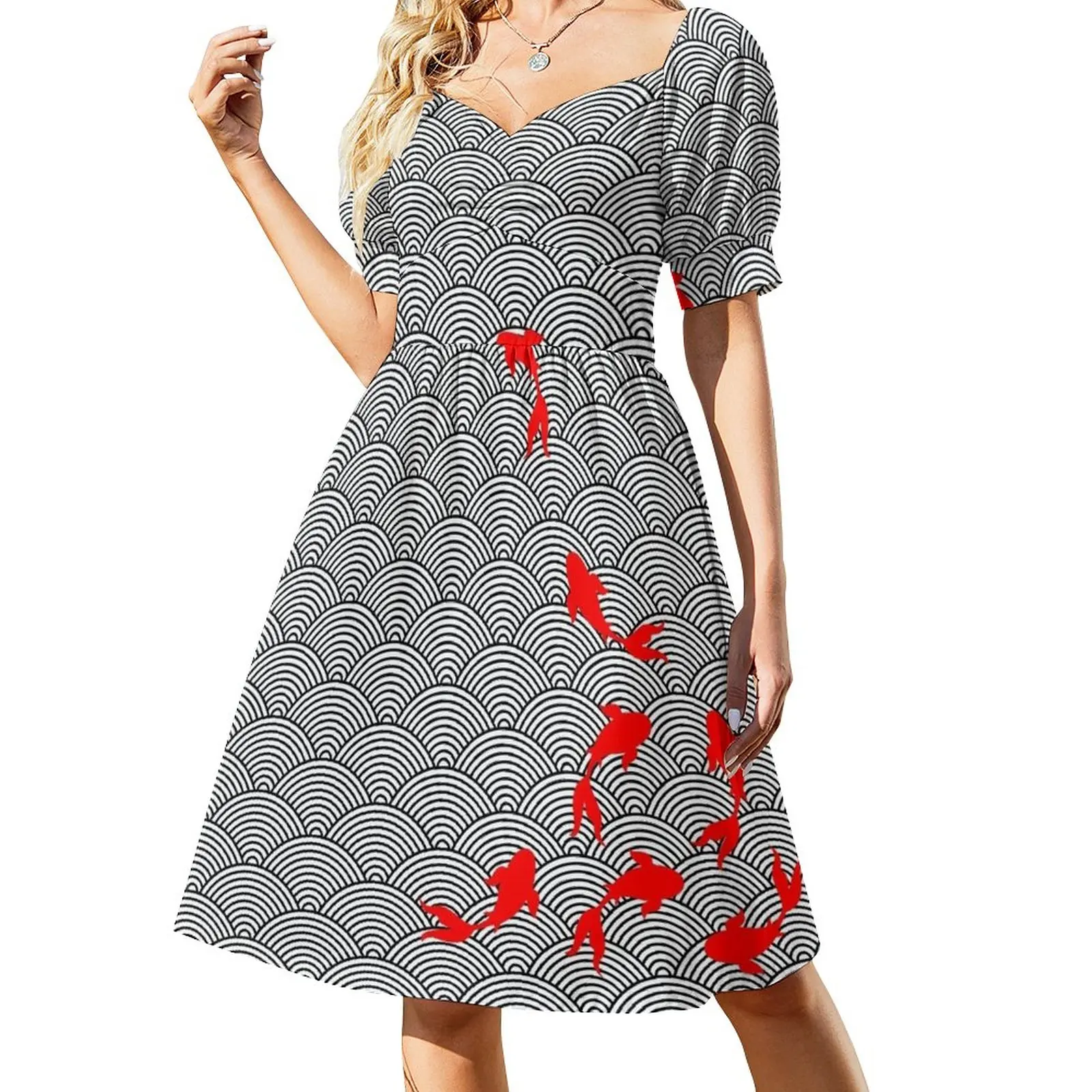 

Japanese Carps Sleeveless Dress dresses with long sleeves cocktail dresses