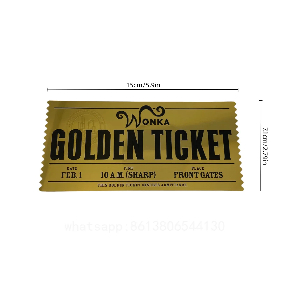 حار بيع تذكرة ذهبية أنيمي الذهب قسيمة بروش دبوس شارات دبابيس معدنية المرجعية جمع هدية عيد الحب