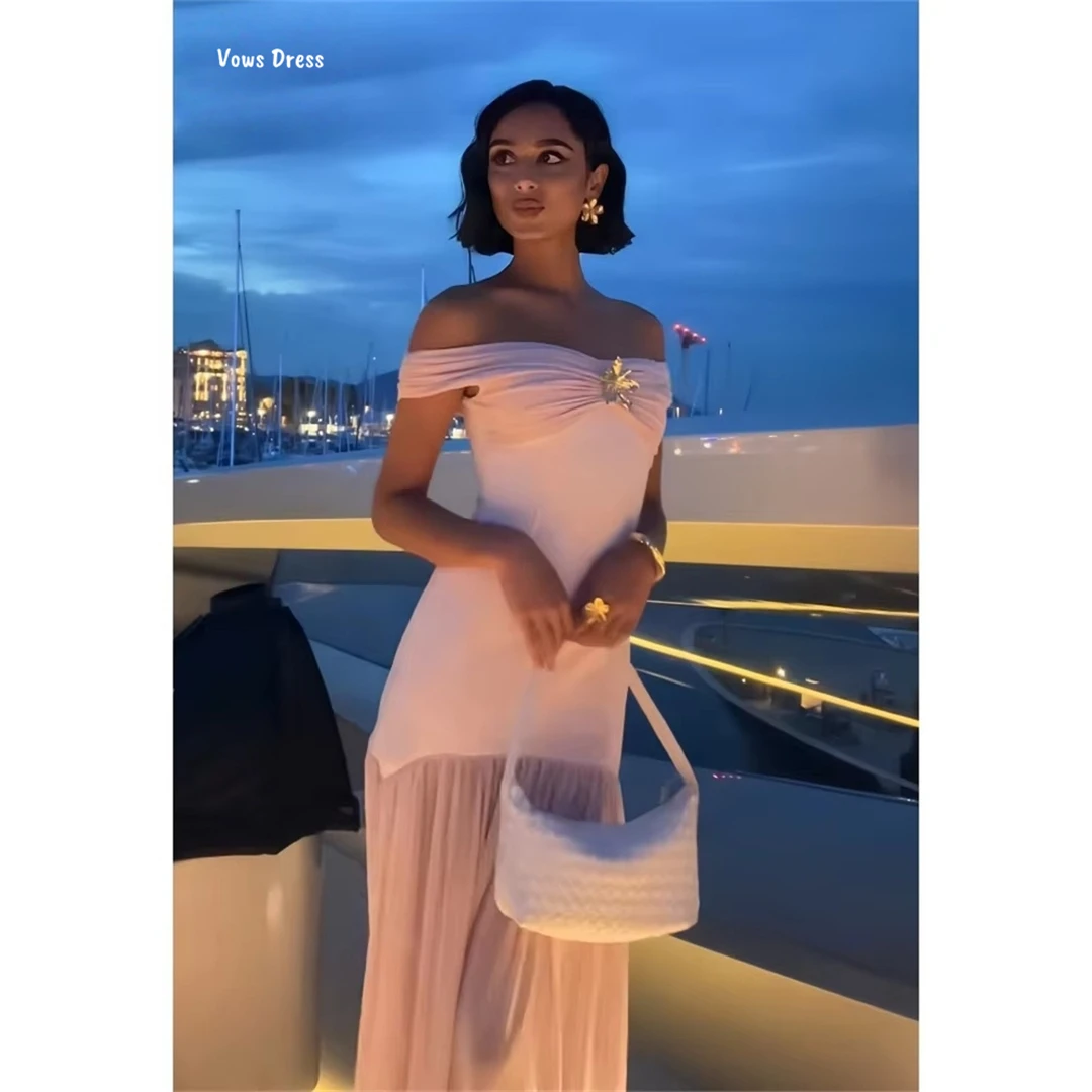 

Vows Custom Made Women Evening Dress 2025 Chiffon Prom Gown Line A Luxurious Women's Evening Dresses Woman Elegant Sequins Party