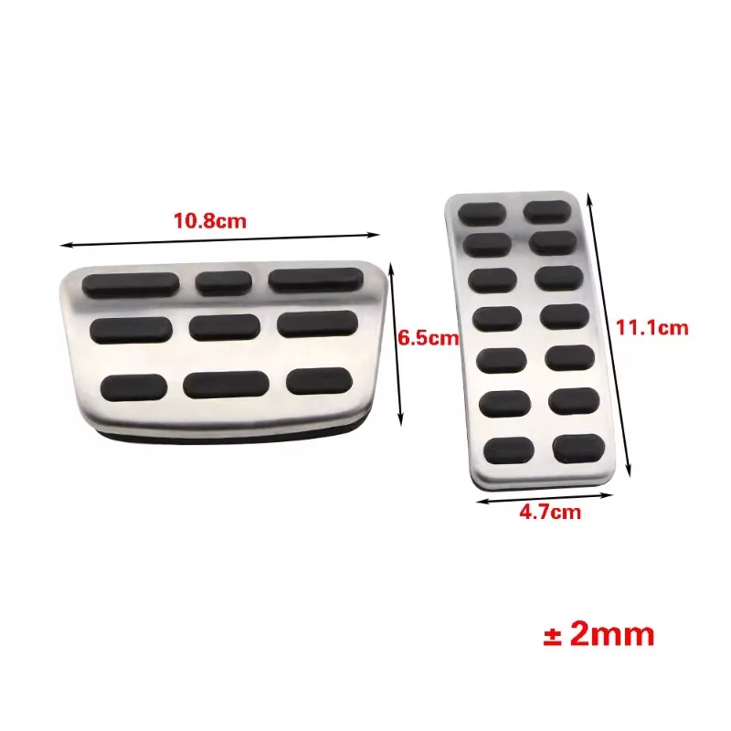 Suitable for Hyundai Driving Cab Throttle Brake Metal Foot Pedal Modification Interior Parts Car Accessories