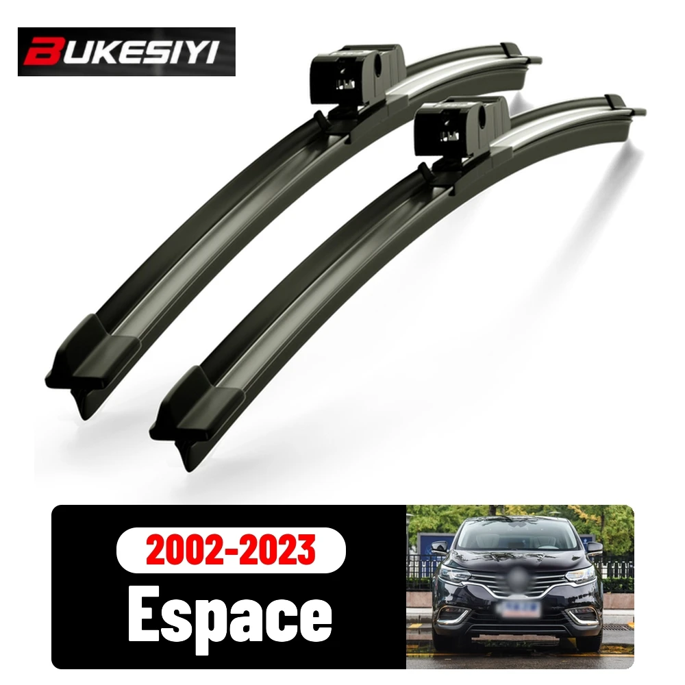 2PCS Front Wiper For Renault Espace 2002-2023 Silent Durable High Quality Windshield Wiper Blades Accessories 2016 2021 2022