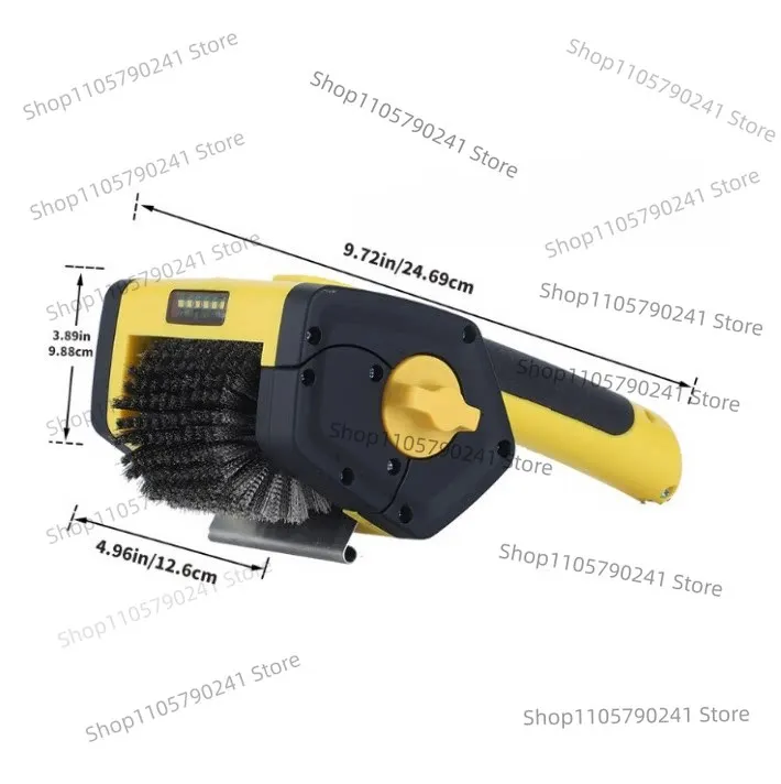 Electric Bbq Grill Cleaning Brush - Stainless Steel Wire Roller, Rechargeable Cordless Grill Brush for Outdoor Use