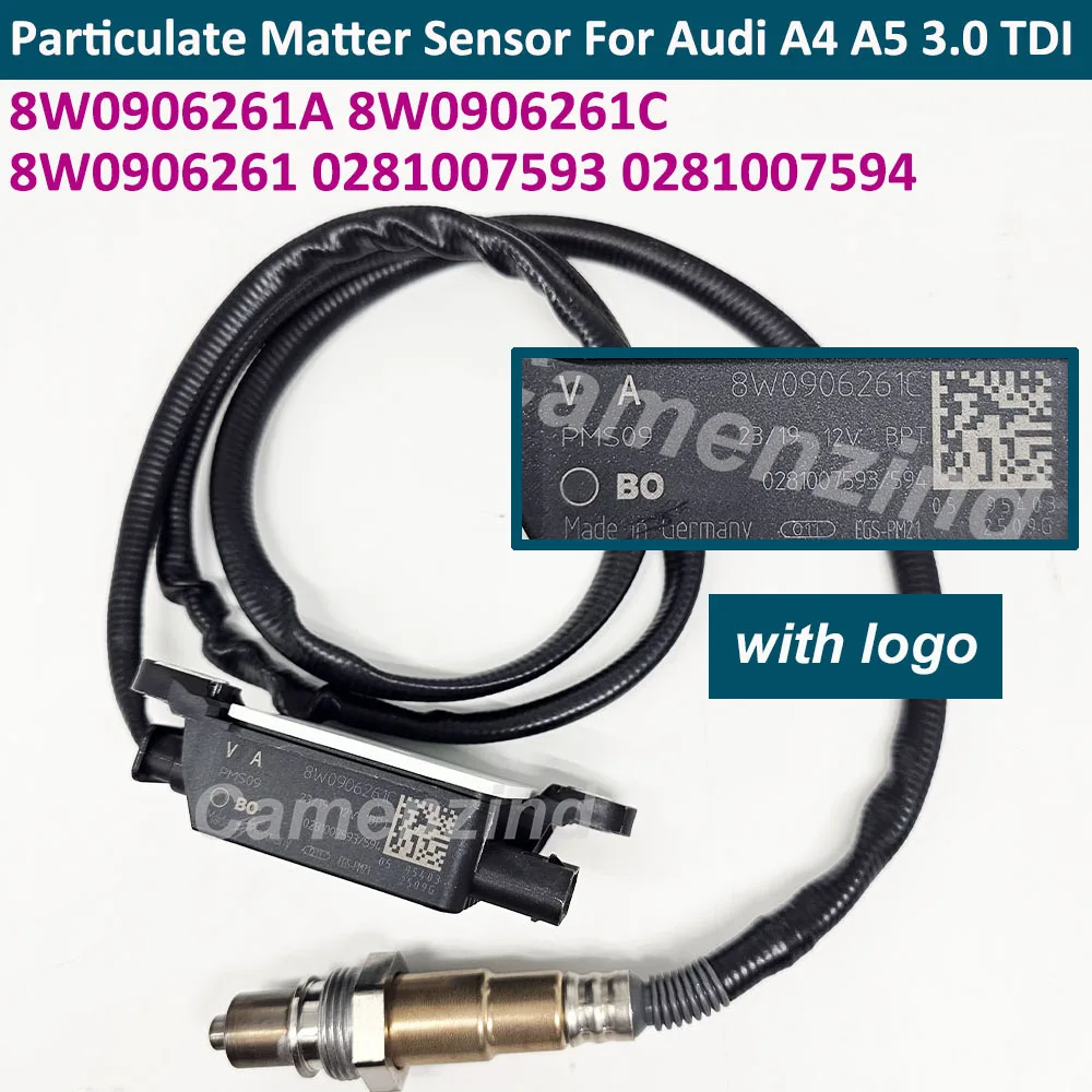 

8W0906261 8W0906261C High Quality Particulate Matter PM Sensor 0281007593 0281007594 For Audi A4 A5 3.0 TDI 8W0906261A