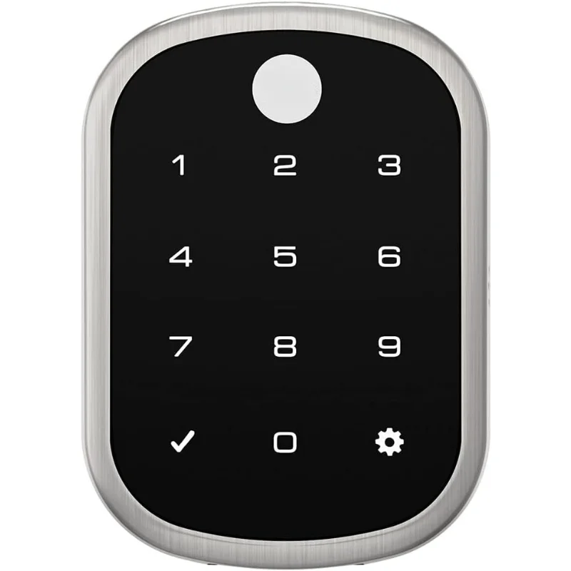 قفل ذكي مزود بشاشة تعمل باللمس - يعمل مع تطبيق myQ ومفتاح من خلال توصيل Amazon in-Garage عند مقترن مع S