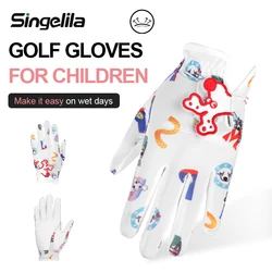 1 Pair Junior Kids Youth Toddler Golf Gloves Boys Girls Breathable Comfortable for Left Hand Right Han