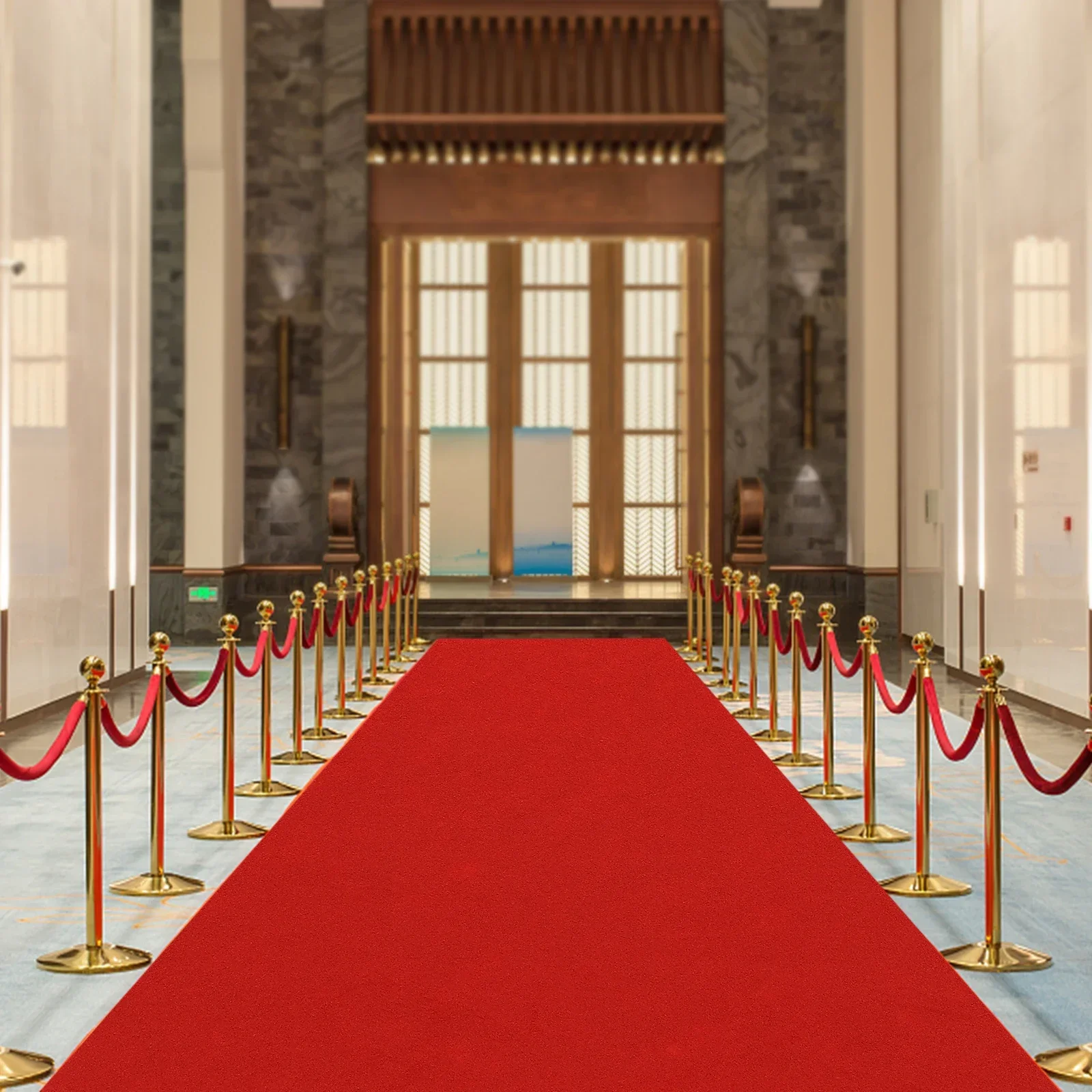 

3ft x 33ft Red Carpet Runner, Aisle Runner, Party Runway Hallway Rug Floor Mat for Proposal Wedding & Events Prom Decorations