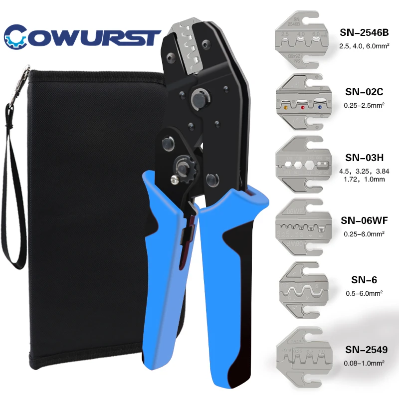 SN Series Crimping Pliers Electrician's Labor Saving Tools Crimping Tool Set Electrical Terminals Crimp connectors