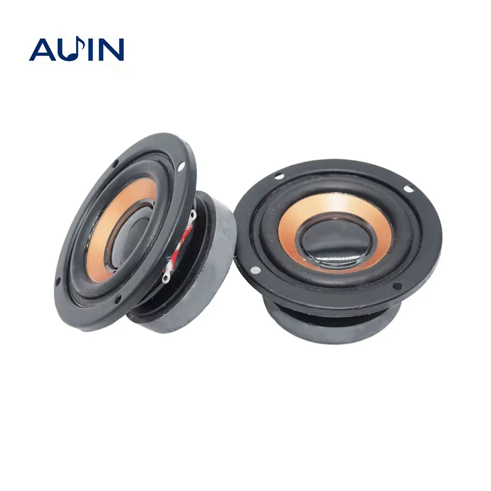 2 parlantes de 63mm, 4 ohmios, 5W, subwoofer, núcleo magnético de 45, altavoz redondo de graves, DIY, mini altavoz Bluetooth portátil