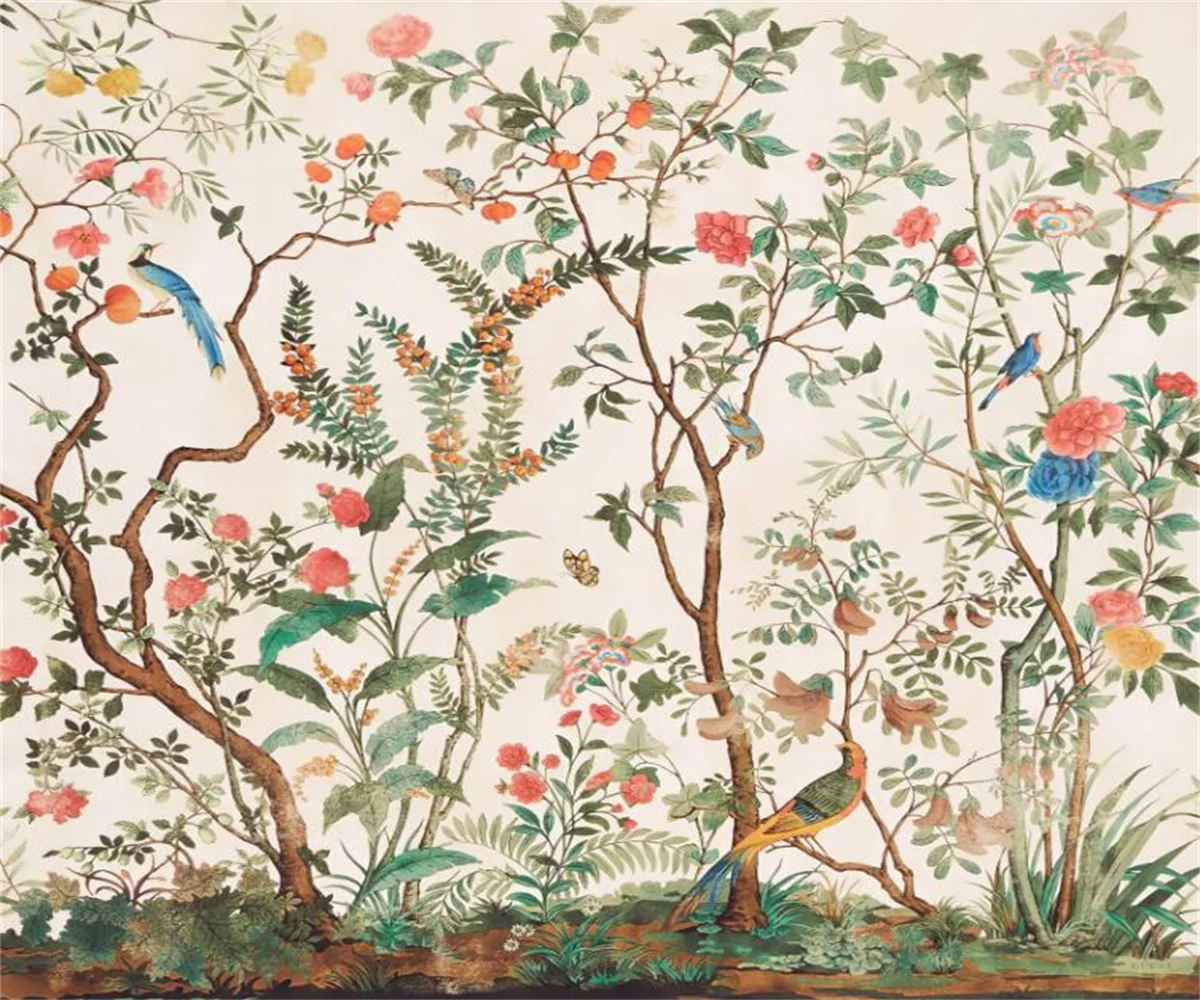 Wallpaper Burung Bunga Chinois - 3D Printing Heat Resistant Material ulasan dan harga
