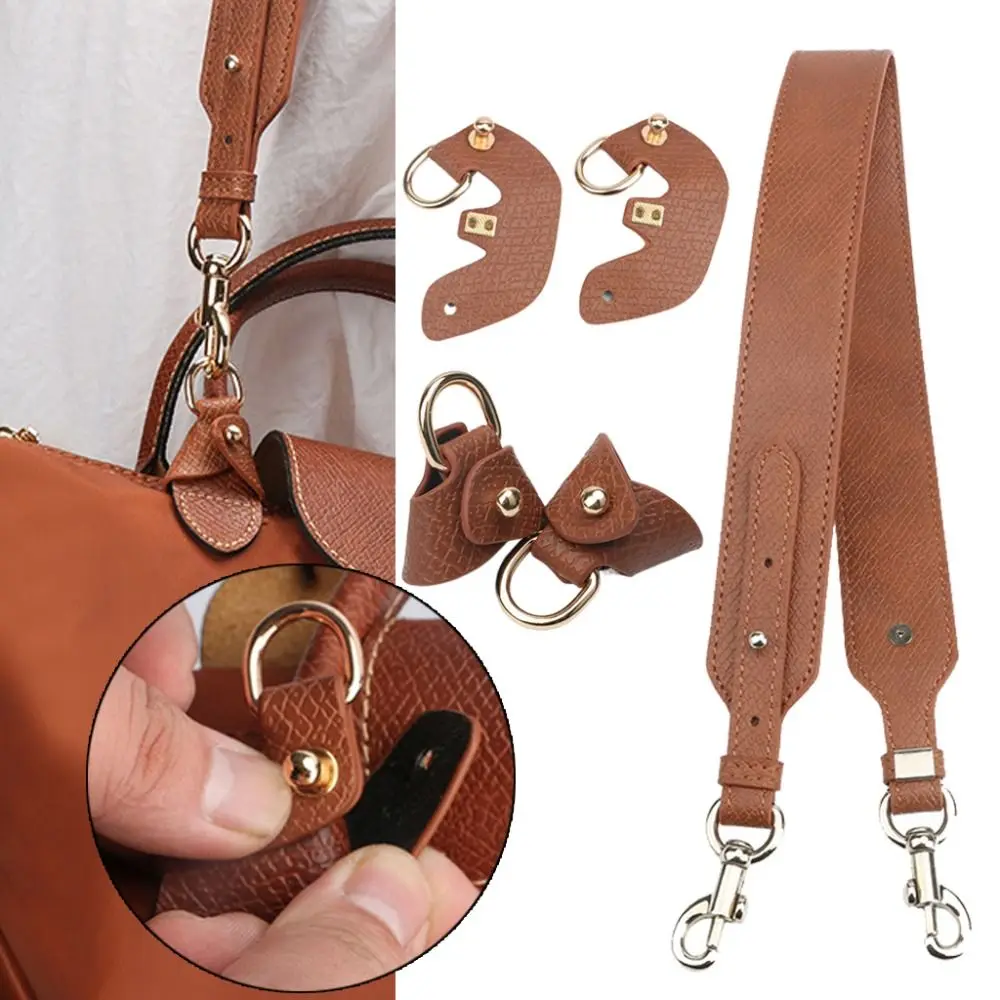 

Сменный плечевой ремень из натуральной кожи без перфорации, модификация, пряжка-трансформер, сделай сам, для Longchamp