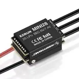 HobbyWing EZRUN MINI28 30A  Sensored Brushless ESC Built in BEC for RC Car 1/24 1/28 HGD1 XRX ATM DRZ DriftArt  Mini-Q Mini-Z