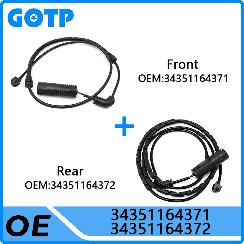 

1 Pair GOTP Front Rear Brake Pad Wear Sensor #34351164371 34351164372 For BMW 3 Series E46 E85 Z4 316i 318i 320i 323i 325i 328i