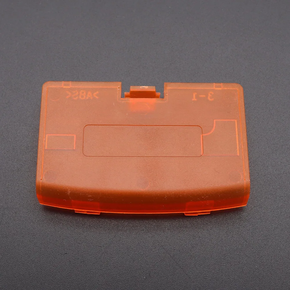 1pcs 18 색상 게임 보이 어드밴스 GBA 뒷문 케이스 커버 용 교체 배터리 커버 뚜껑 도어 쉘 선택