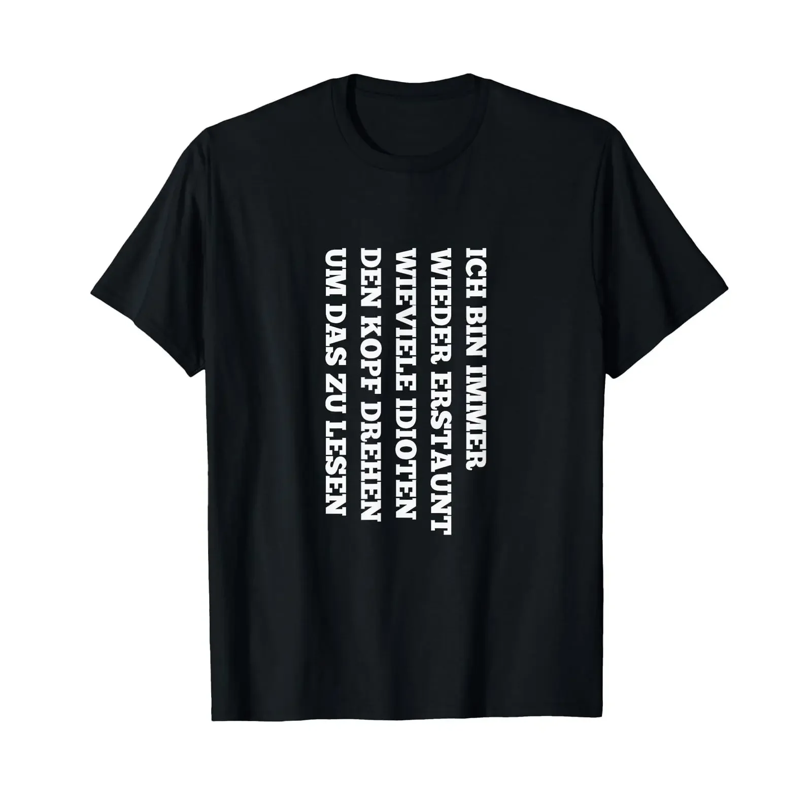 Ich Bin immer Wieder AmazunT T Shirt Funny Head Turn vintage Washed Stylish Stretched Soft designer clothes streetwear homme