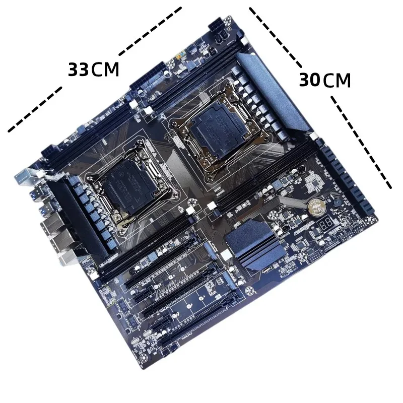 New X99 Server Motherboard - LGA 2011V3, DDR3 Dual Channel, Supports Dual Network Ports for Studio Multi-Open, Gaming