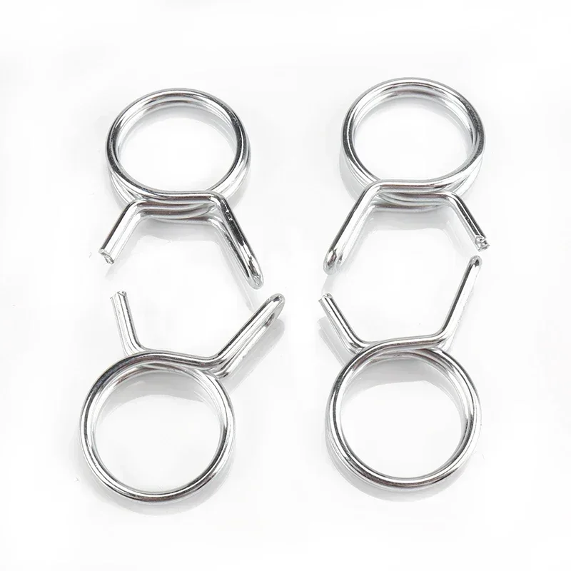 250 قطعة خط الوقود خرطوم أنابيب مقاطع الربيع المشابك مجموعة متنوعة للدراجات النارية سكوتر ATV 5-14 مللي متر مقاطع انبوب ماء