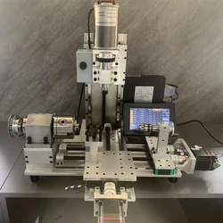 CNC Turn Milling Drill Integrated Numerical Control Turning, CNC Milling and Drilling Integrated CNC Lathe With 750w Servo Motor