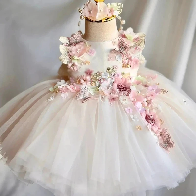 

Fashion Show Outfits Vestido Pageant Dresses Costumes Birthday Party Wed Dress 2025 Girls Princess Wear Children Tutu Gown Kids