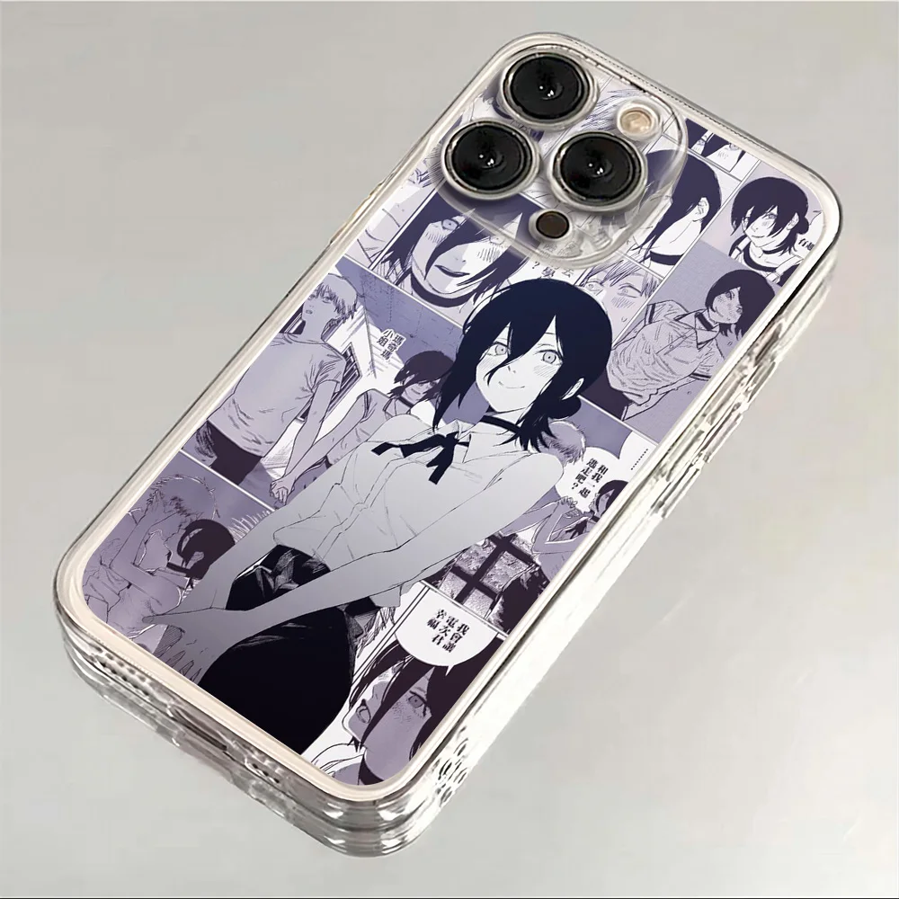 Coque de téléphone Anime Cool tronçonneuse homme Reze, étui pour Samsung A07 A36 A26 A56 A16 A06 A55 A35 A25 A15 A05 A54 A34 A24 A14 A13 A53 A33