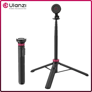 Ulanzi MT-84 마그네틱 셀카봉 삼각대, 무선 블루투스 원격 전화 익스텐션 삼각대, 전화 라이브 스트리밍 브이로그용, 1.53M