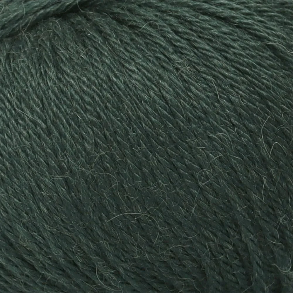 럭셔리 100% 베이비 알파카 얀 세트 - 6개, 300g, DK 웨이트 - 숲 색조의 매우 부드러운 뜨개질 및 코바늘 뜨개질용