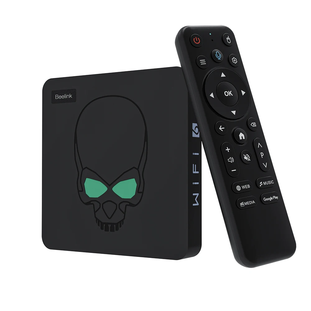 Beelink GT-King Pro WiFi 6 TVBOX Android9.0 Amlogic S922X-H Quad Core 4GB 64GB 4K 75fps Support BT5.0 1000M WLAN USB3.0 GT-King