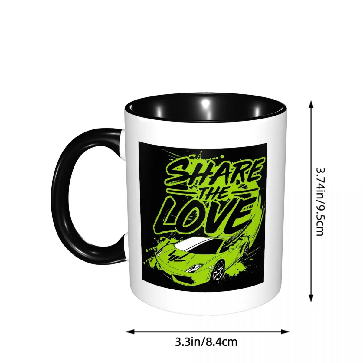 Youth Share The Love Mug Funny Ceramic Coffee Cups Tea Mugs Milk Cup Drinkware Gifts for Woman Man