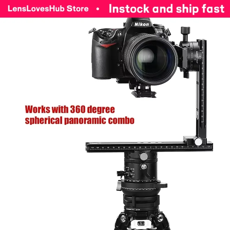 SUNWAYFOTO 360° Panoramic Leveling Base Tripod Head 33 lbs（15kg） Load Capacity