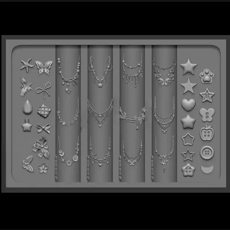 التنانين العظام ثلاثية الأبعاد سيليكون قالب الأظافر زهرة Bowknot ستار سلسلة الأظافر قوالب DIY بها بنفسك مسمار الفن الديكور مانيكير أدوات التصميم #6