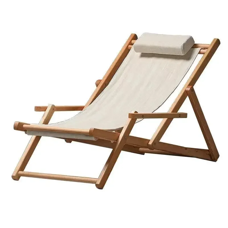 

Lounge chair, balcony, home leisure, lunch break, outdoor canvas beach chair, outdoor courtyard camping