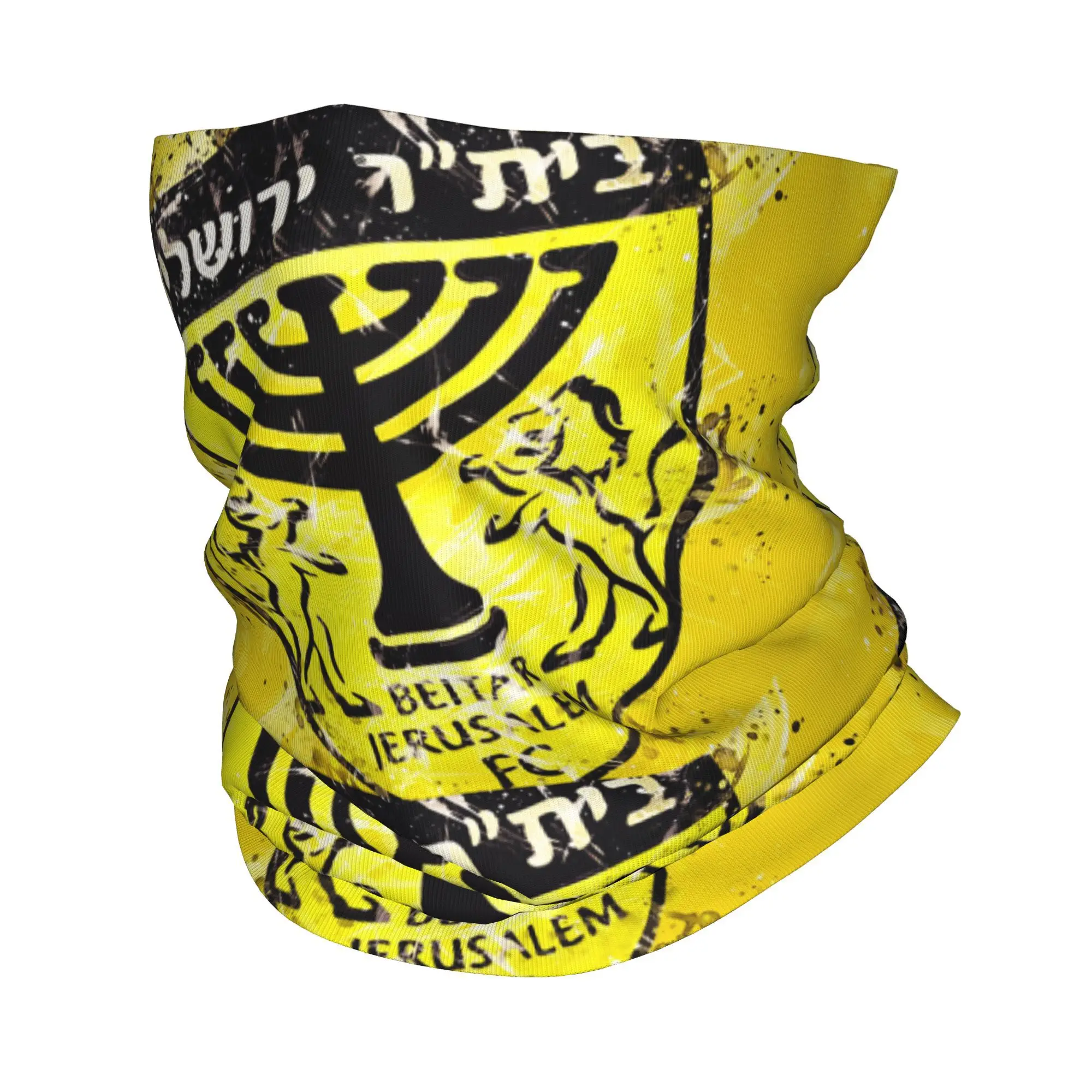 FC Beitar Kudüs Bandana Boyun Kapak Futbol Oyunu Wrap Eşarp Çok kullanımlı Yüz Maskesi Açık Erkekler Kadınlar için Yetişkin Tüm Sezon