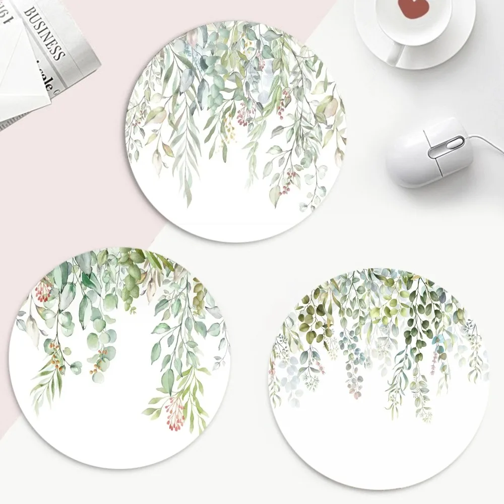 

Green Leaf Plant Rubber Small Speed Version Game Computer Keyboard Office Table Mat PC Laptop Mouse mat Writing Desk Mats