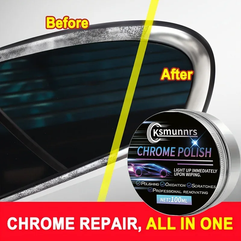 Good Multi-Purpose Automotive Electroplating & Polishing Wax for Aluminum Wheels & Bumpers, High-Quality Metal Refurbishment, Ca