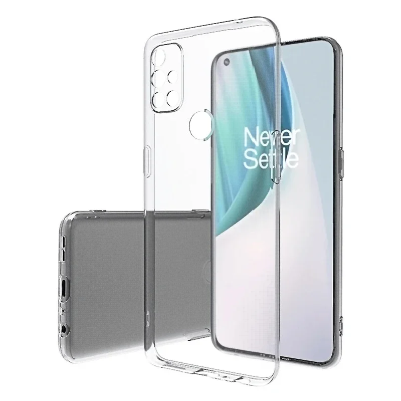 Transparent Phone Case for Oneplus Nord N10 N20 SE N30 N100 N200 N300 CE 2 2T 3 CE2 CE3 Lite 5G Soft TPU  Cover One Plus Housing