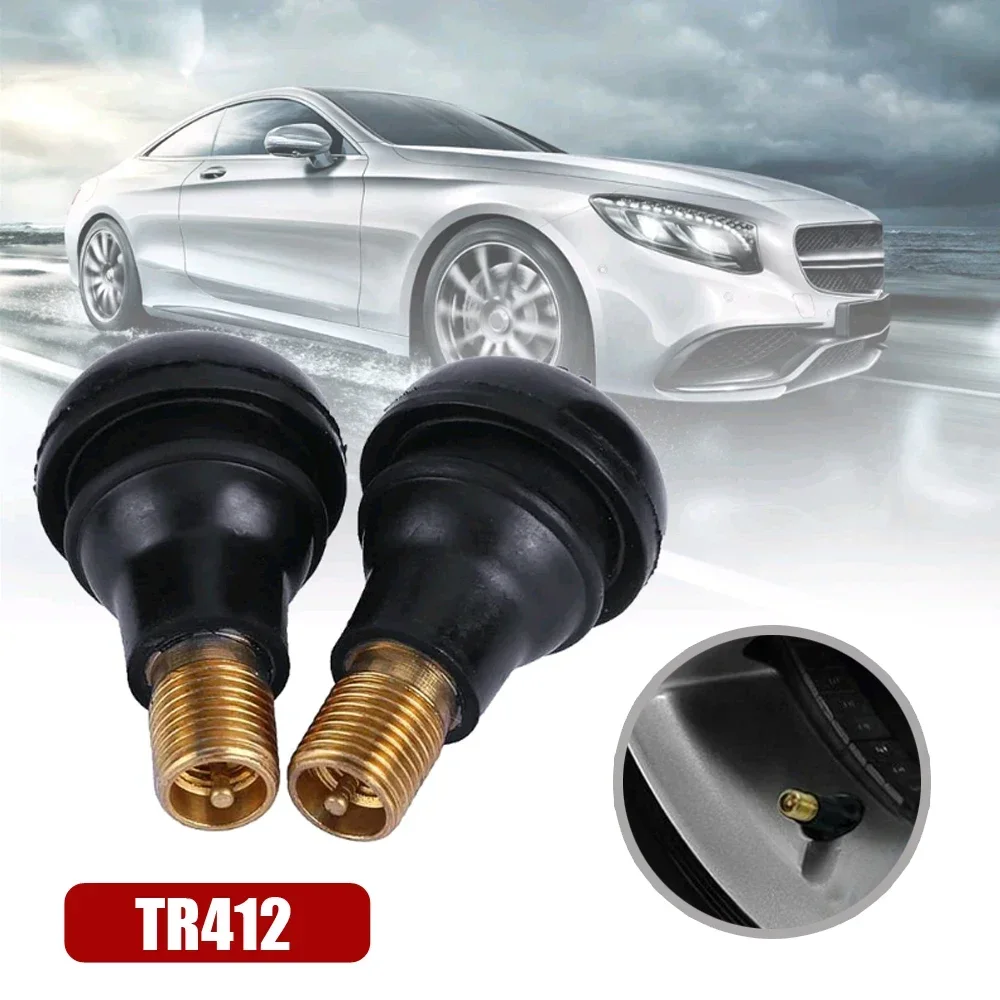 

4pcs Auto Tire Tubeless Bayonet Rubber Valve Cap Car Wheel Rim Valve Stems Dustproof Cover Decorative Car Exterior Accessories