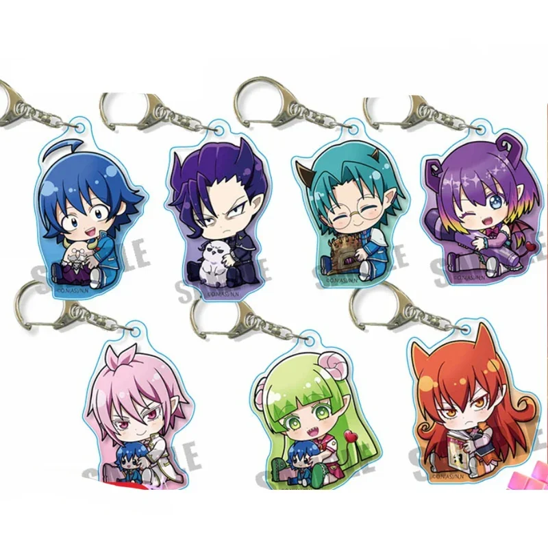 Anime Keychain Valac Clara Asmodeus Alice Acrylic Keyring strap Figure Hanging Accessories 6cm