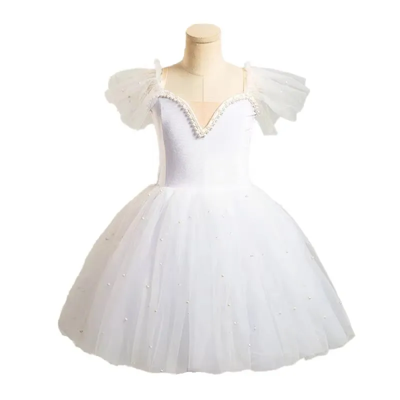 

New Girl Ballet Year Long dress Close Professional Ballet Manic-manic costume Dance Show Women Ballet clothes