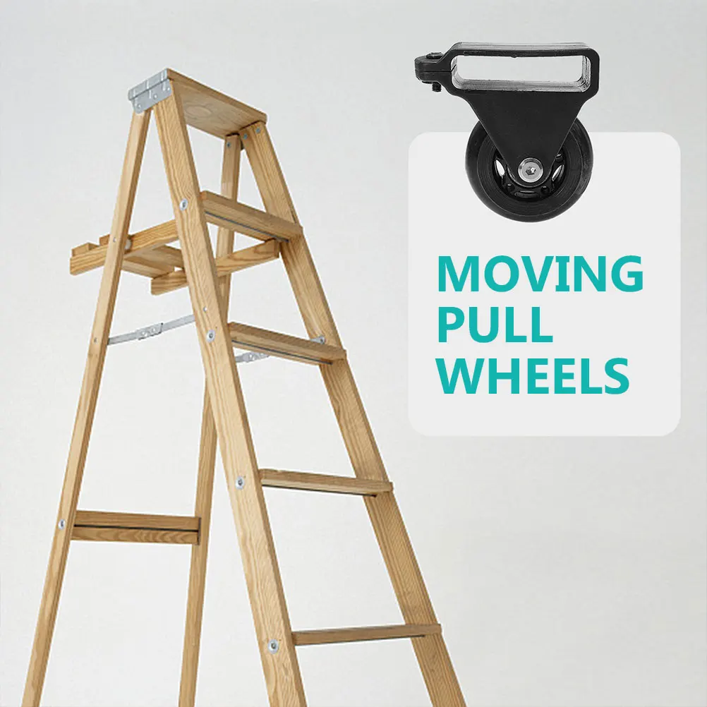 4 шт. колеса из алюминиевого сплава, телескопические ролики для лестниц