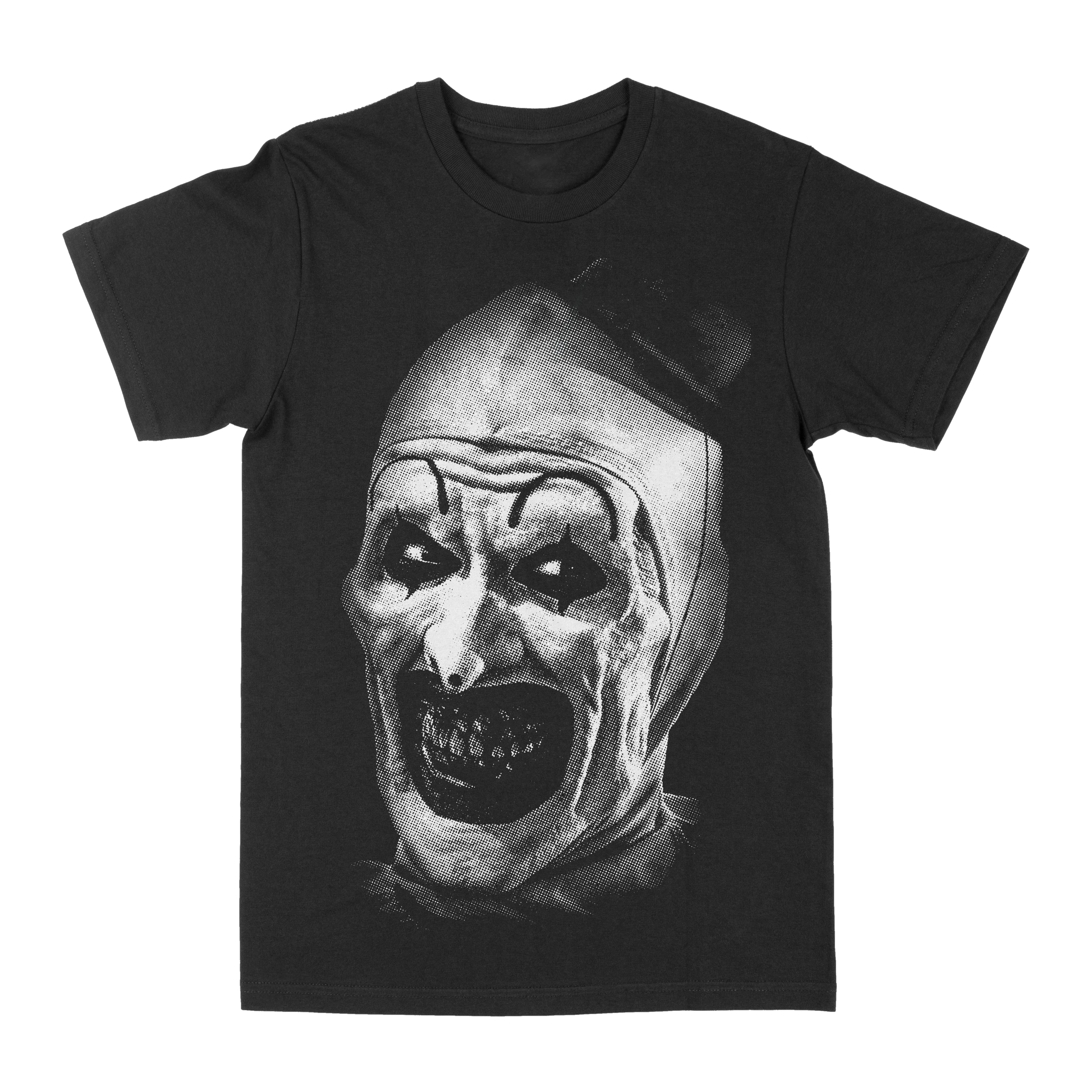 The Terrifier Big Face Portrait Classic Horror Movies T-Shirt Cotton Graphic Tee Men Women Summer Streetwear