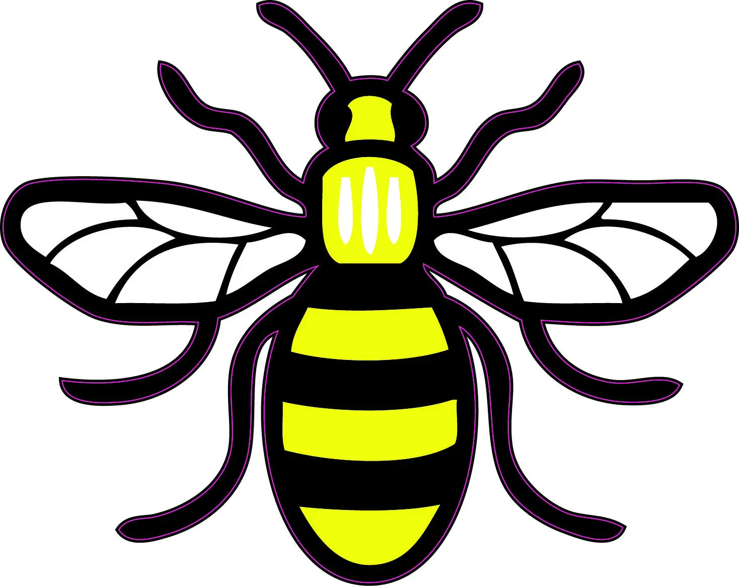 Colour Bee Vinyl Decal Sticker Car, Van, Laptop Funny Bumper Window Motorcycl Styling