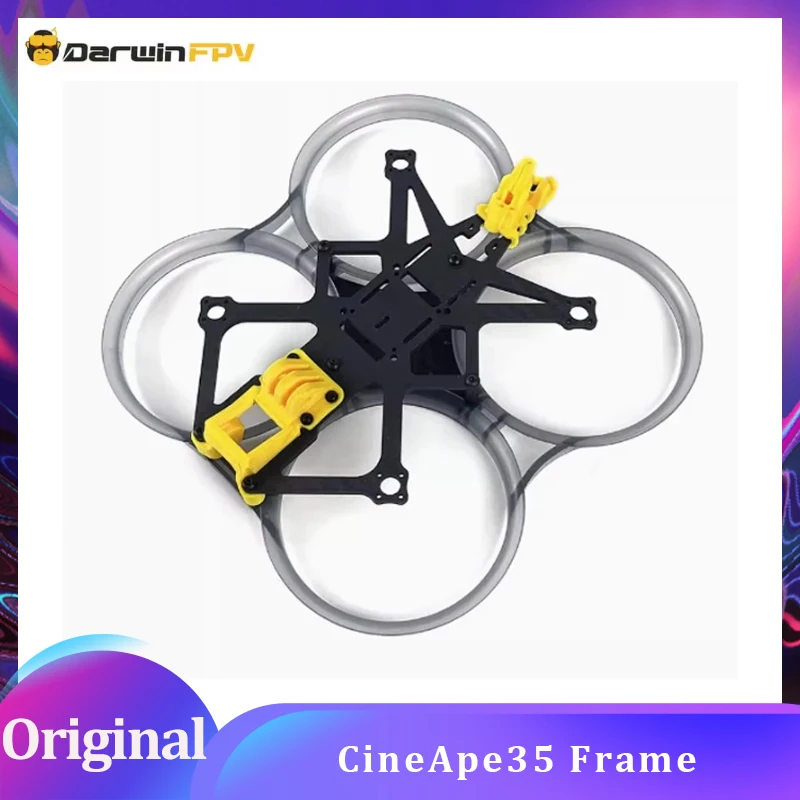 

DarwinFPV CineApe35 Frame 3,5-дюймовая FPV Drone Frame Cinewhoop для Cinematic Freestyle