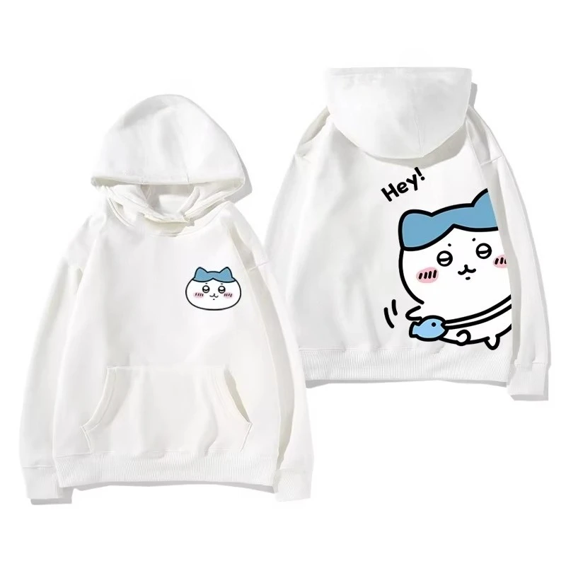 

Ladies' cute hoodie chiikawa hooded hoodie Hachiware girls' casual sweater Usagi loose fashion trend women's hoodie high quality