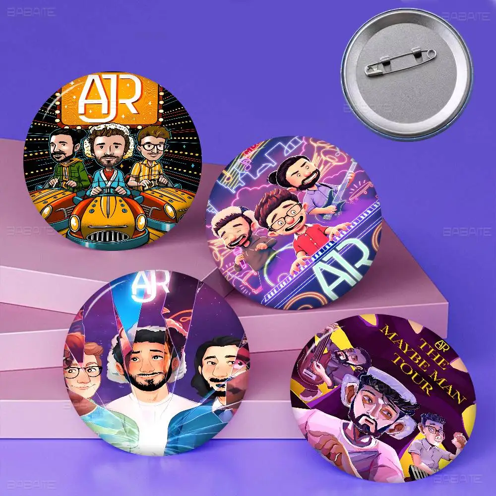 A-AJR Classic Vintage Anime Button Pin Handmade Brooch for Clothes Cartoon Badge Backpack Decoration Jewelry Accessories